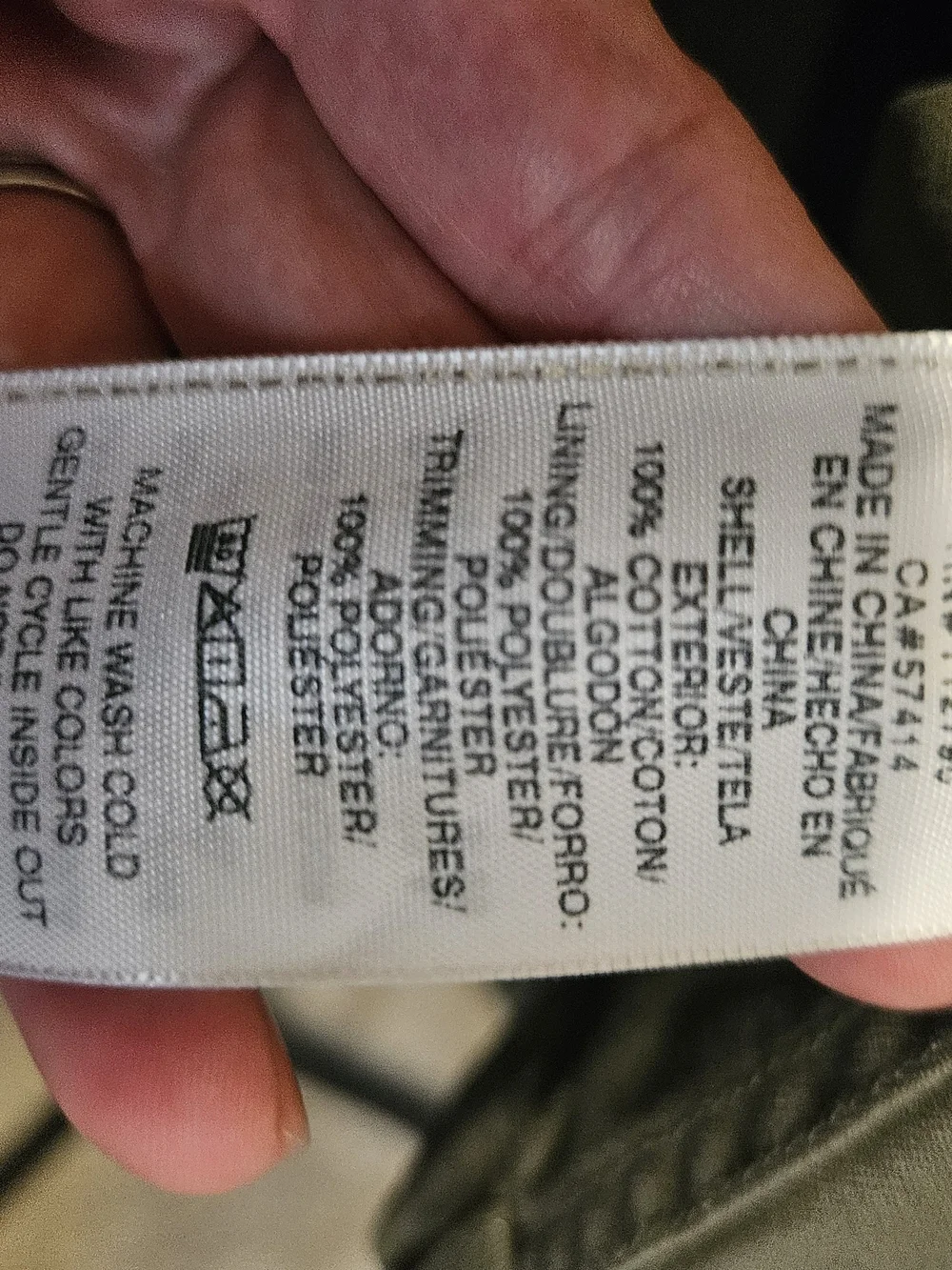 True Religion Olive Green Men's Twill Jacket